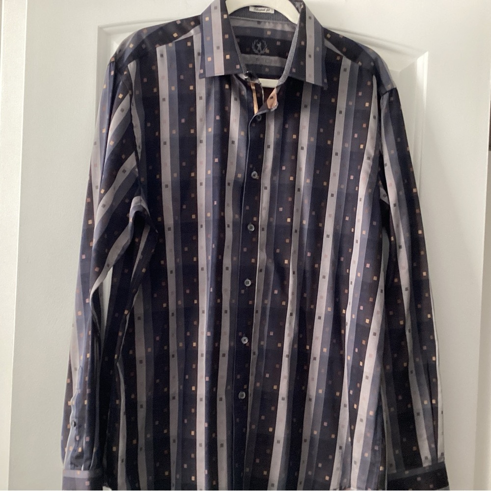 Bugatchi Men's Long Sleeve Shirt